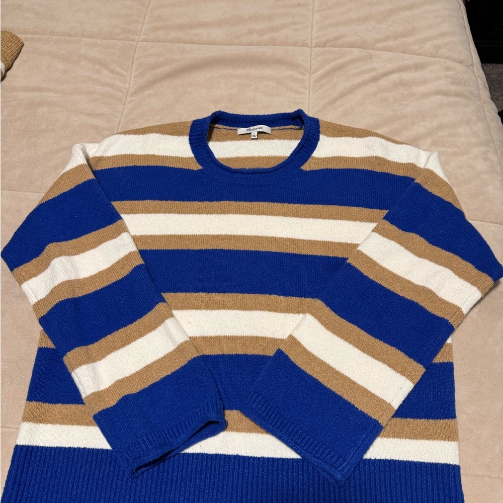 Madewell Striped Belmore Sweater